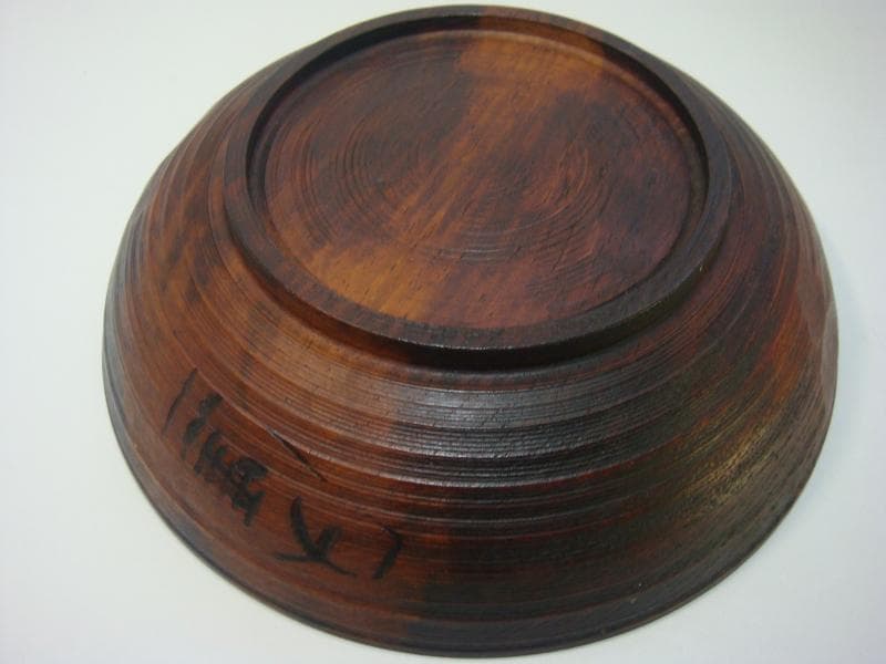 菓子器■【希少大正期】京漆器 象彦 三代嘉納象福作 鳥鉢形 松菓子器 木津宗泉■