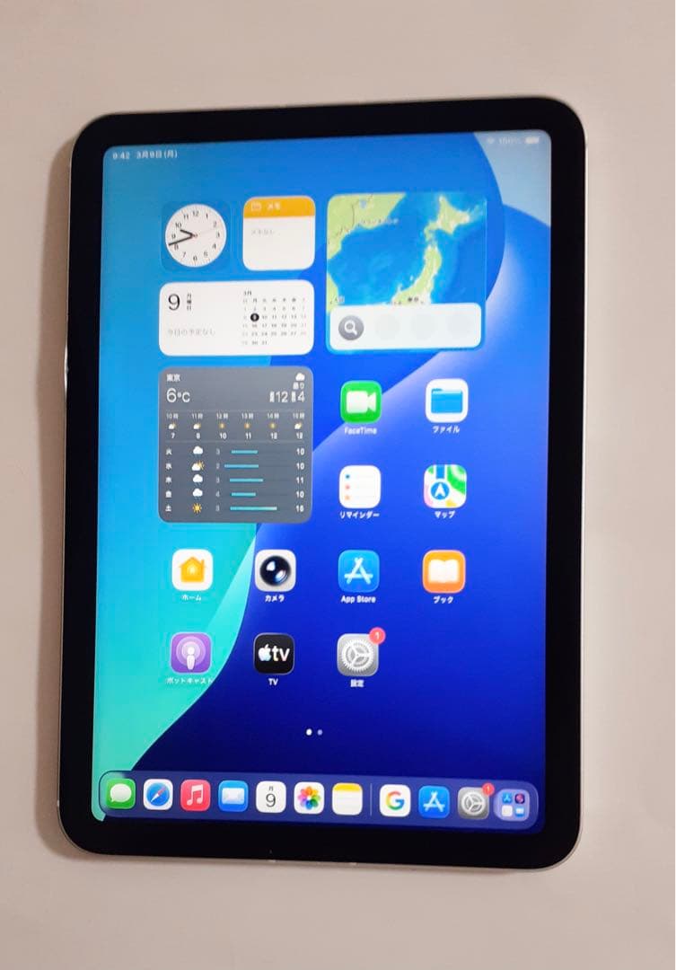 iPad mini 6 第六世代 256GB SIMフリー スターライト