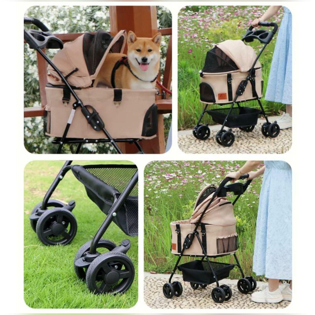 ペットカート 分離式 折り畳み式 犬カート 猫 軽量 ペット用カート