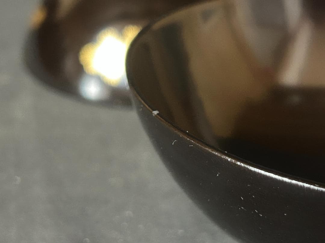 時代 輪島塗 沈金蒔絵 松文 黒塗 吸物椀 5客 茶懐石道具 s27