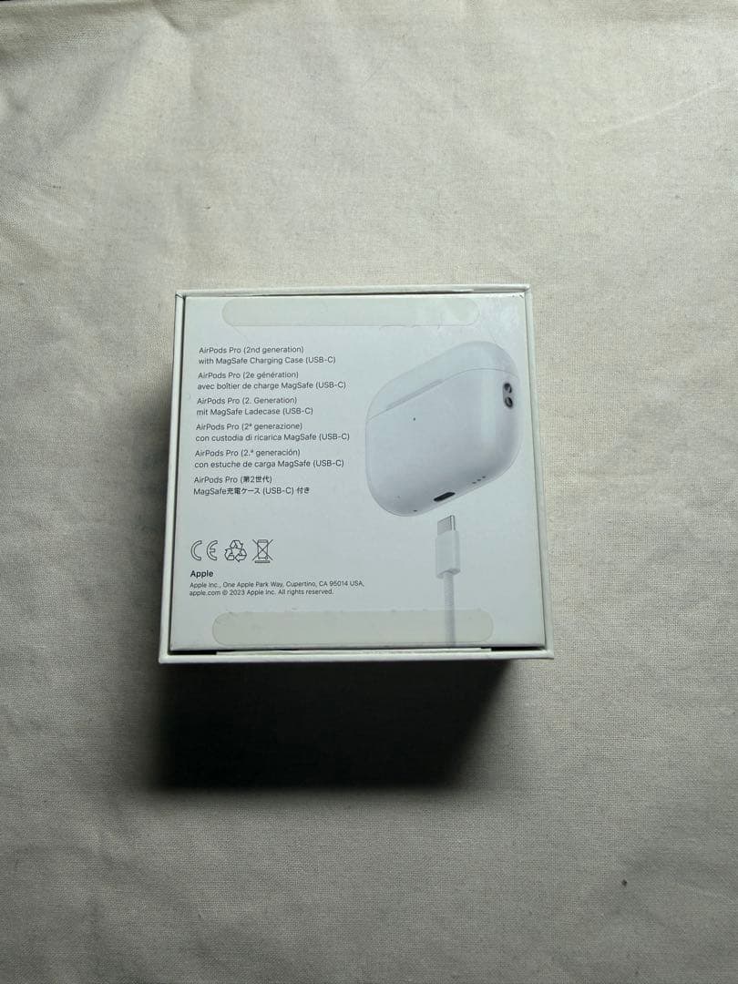 AirPods Pro 2本体（ケース）タイプc、箱説明書付