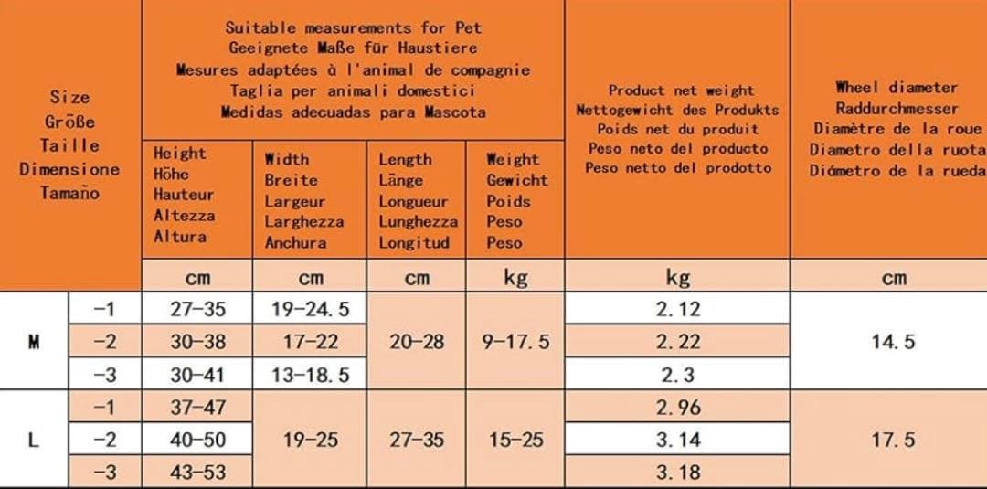 犬用車椅子 シニア犬カート 赤 サイズL-1 体重目安15-25kg