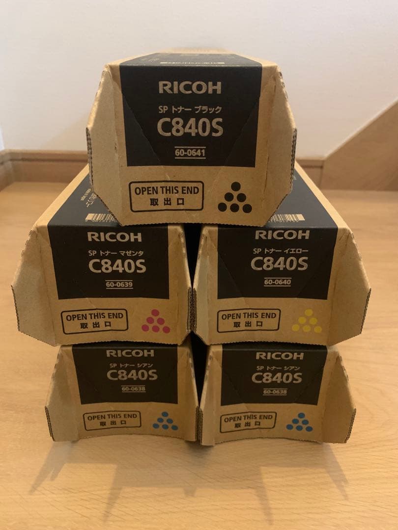 RICOH 純正 トナー C840S 4色 5本