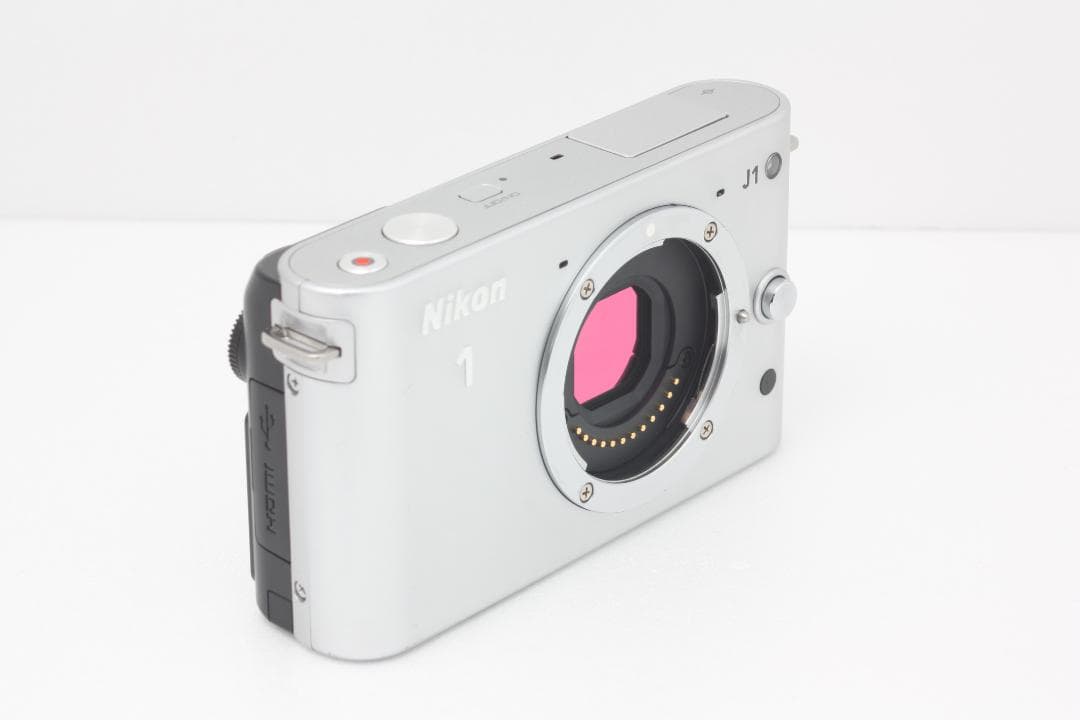【良品】ニコン Nikon 1 J1 ボディ シルバー 完動品 #376a