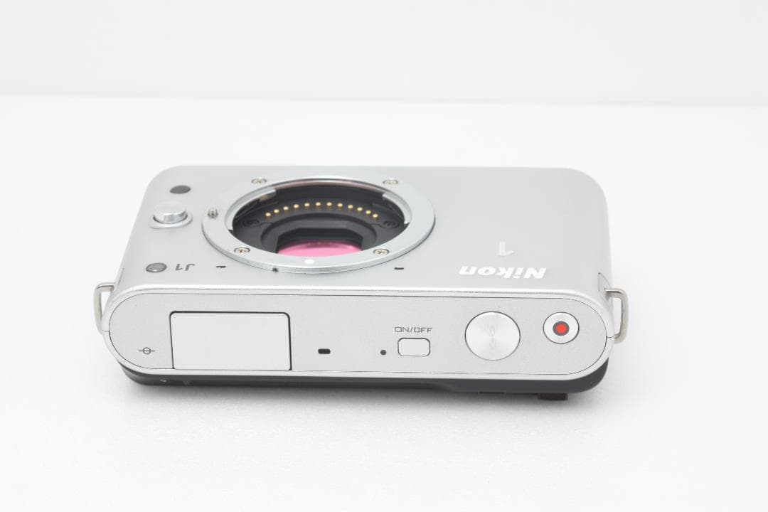 【良品】ニコン Nikon 1 J1 ボディ シルバー 完動品 #376a