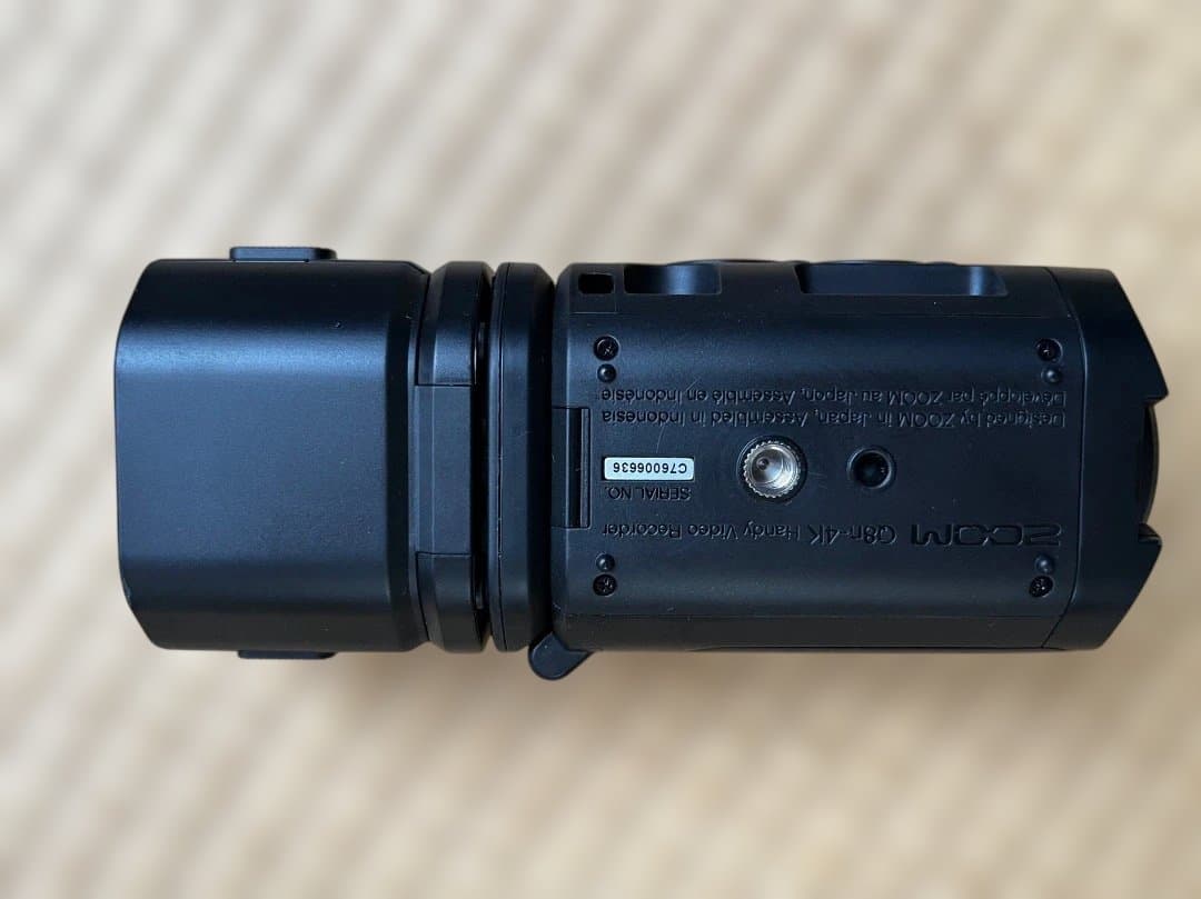 ZOOM Q8n-4K　ZOOMのミージシャンや配信者向け高性能ビデオレコーダー