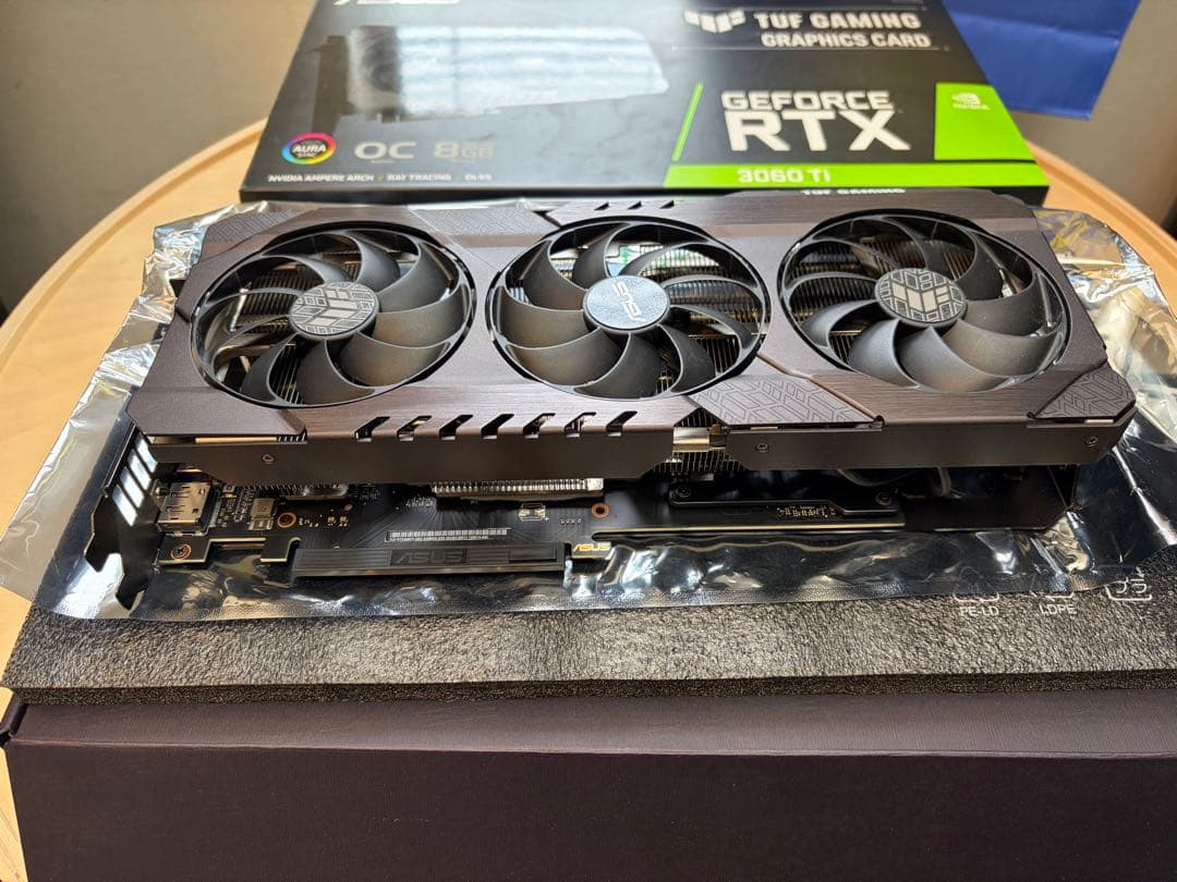 【美品】ASUS TUF RTX 3060Ti OC V2 LHR 8GB