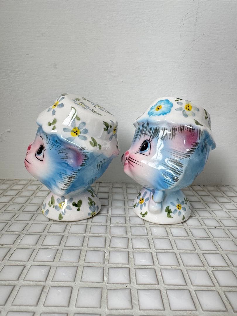 アンティーク雑貨 LEFTON Miss Priss salt&pepper
