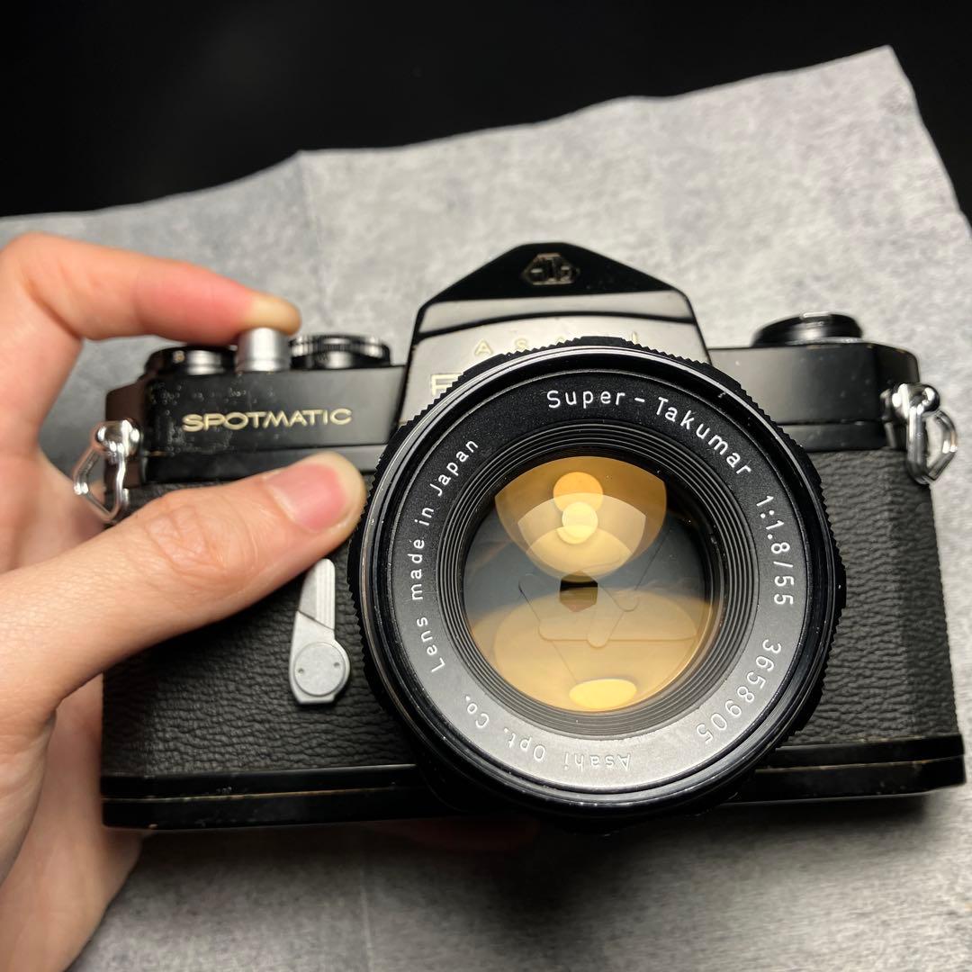 整備済 PENTAX SP レンズ55 1.8 付き フィルムカメラ 実用品