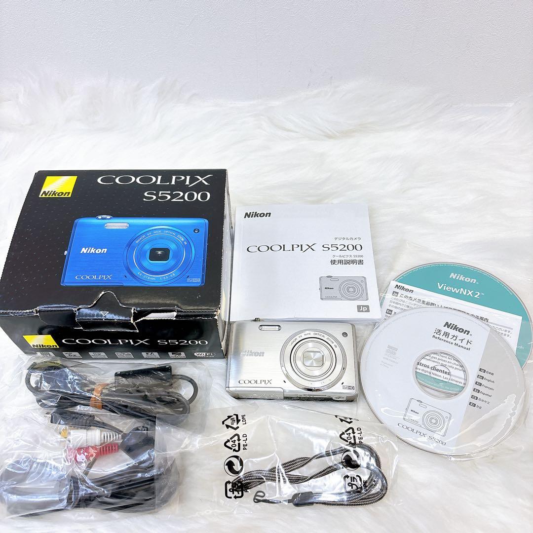 箱付き✨ニコン　クールピクス　s5200 デジカメ　コンデジ　コンパクト