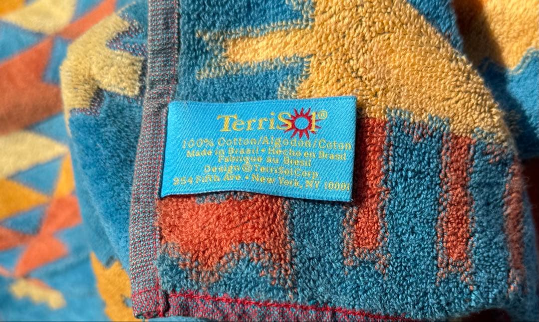 TerriSol ビーチタオル　ヴィンテージ・キャンプラグ 豪華3点セット