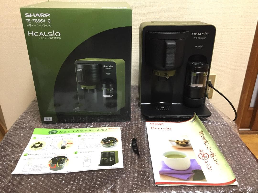 [美品] ヘルシオ お茶メーカー お茶ミル SHARP TE-TS56V-G