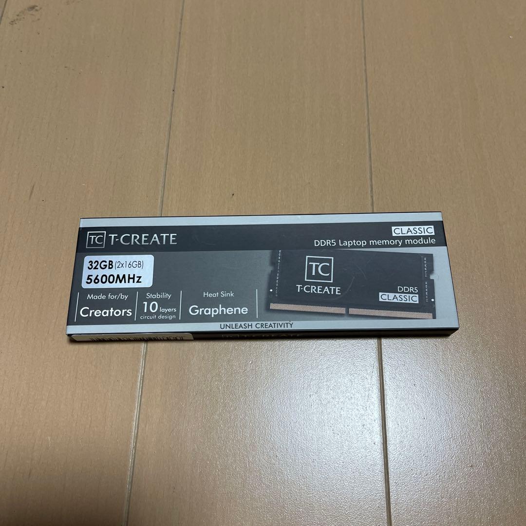 メモリー T-CREATE CLASSIC 32GB DDR5 5600MHz