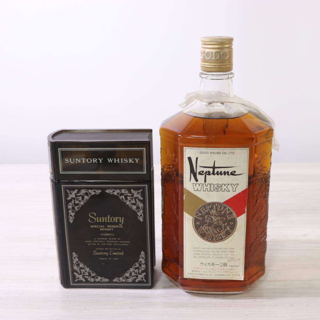 ◆未開栓 4本 Suntory Whisky  Old ネプチューン