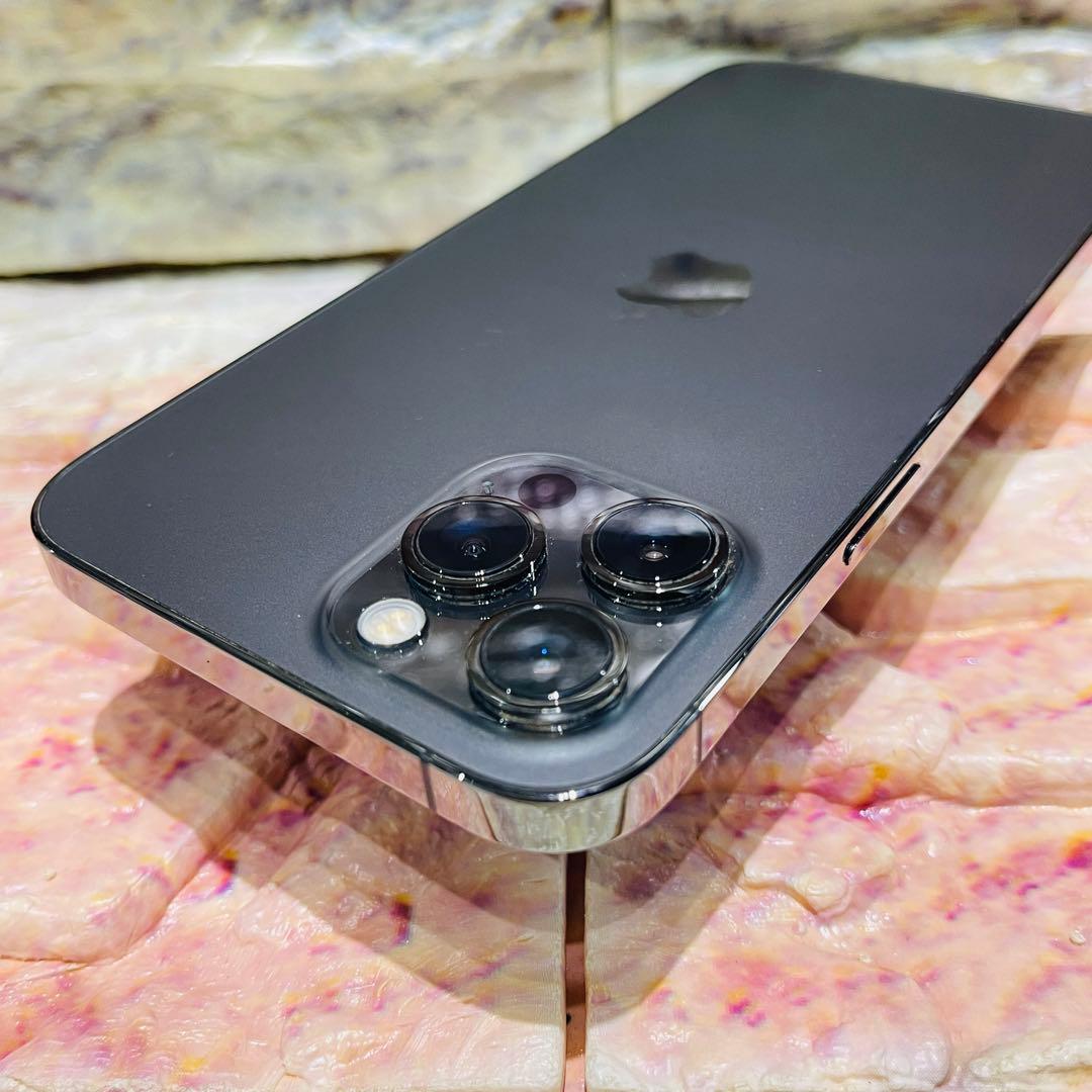 SIMフリー iPhone12ProMAX 256GB グラファイト 電池新品
