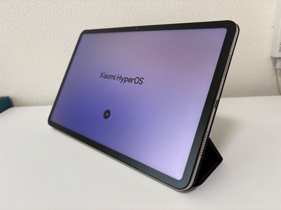 Xiaomi Pad 6　（純正ペン第2世代、純正フリップケース付き）