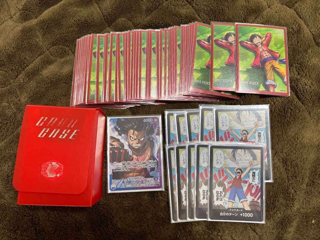 【リーダーパラレル】 青紫ルフィ 構築済みデッキ ワンピースカード