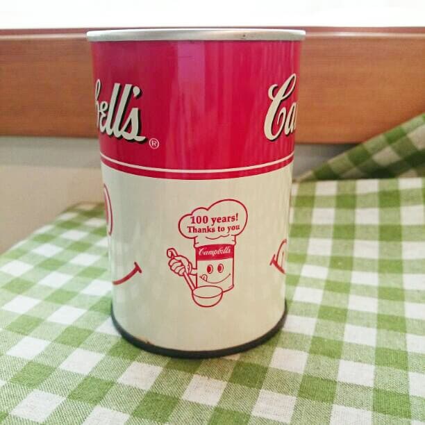 キャンベルスープ 100周年 缶 貯金箱