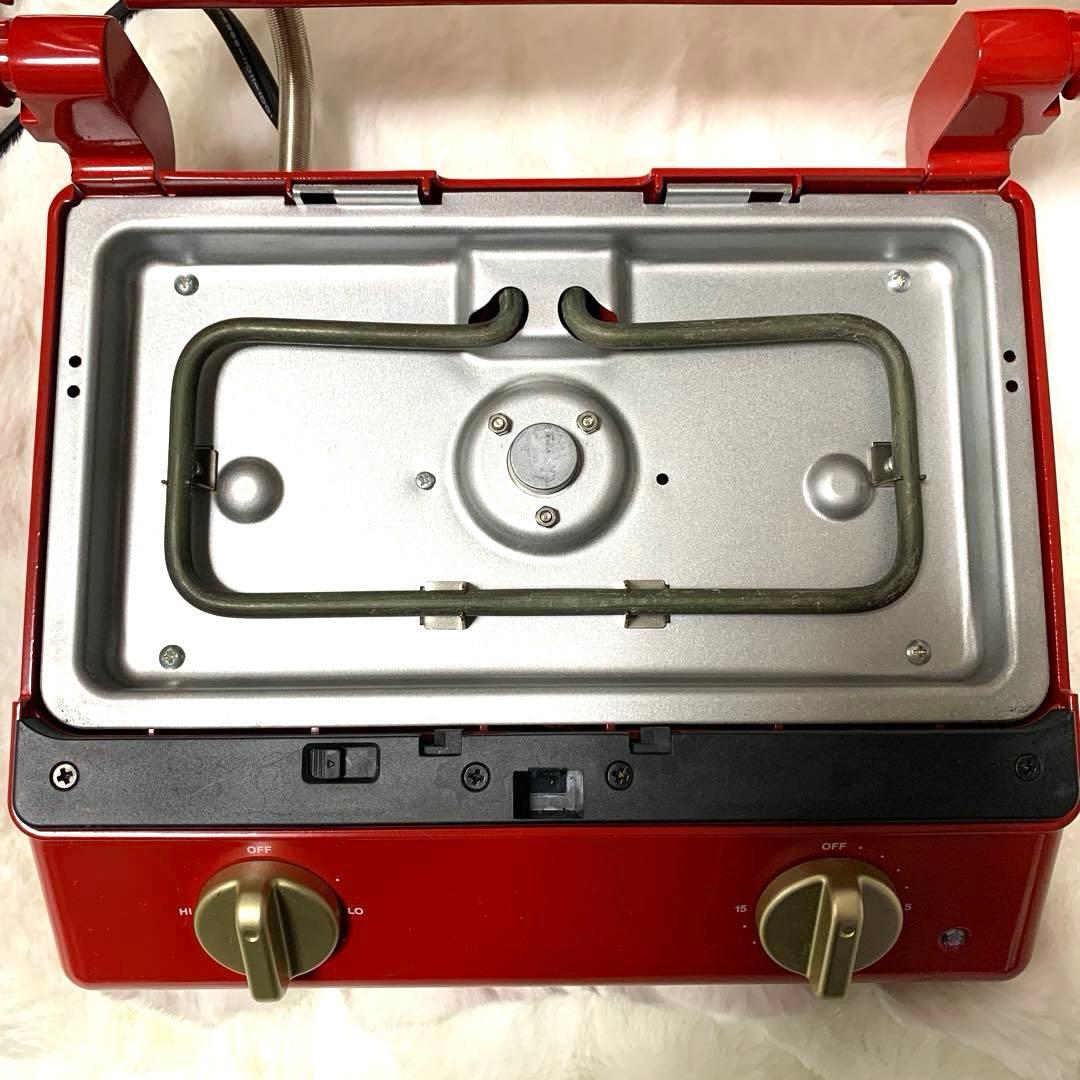 BRUNO グリルサンドメーカー ダブル レッド ホットサンドメーカー