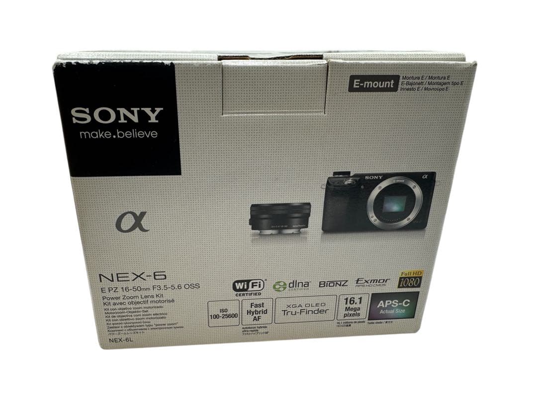 SONY NEX-6L E16-50mm ズームレンズキット 充電器不足