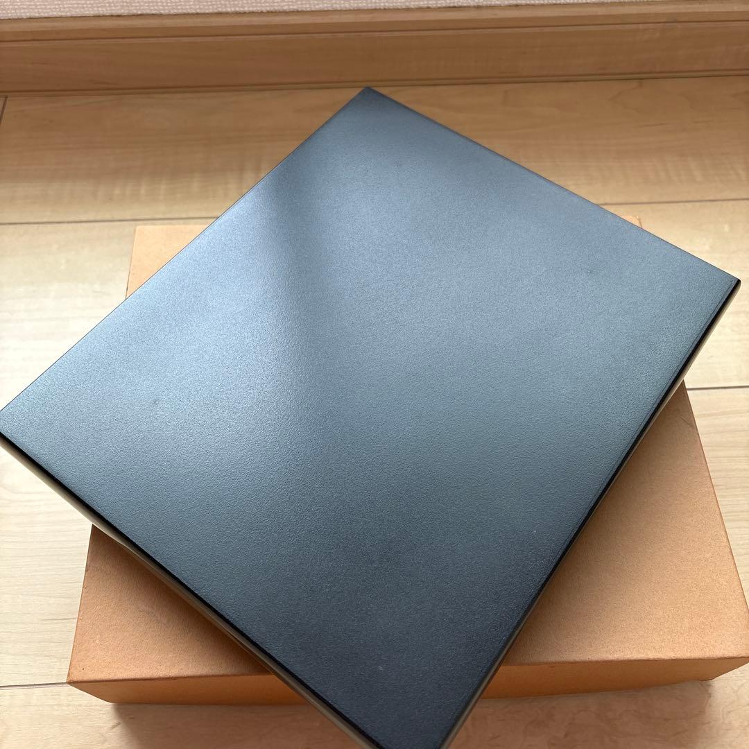 会津塗り　文箱　漆器 重箱 黒色 金色花柄