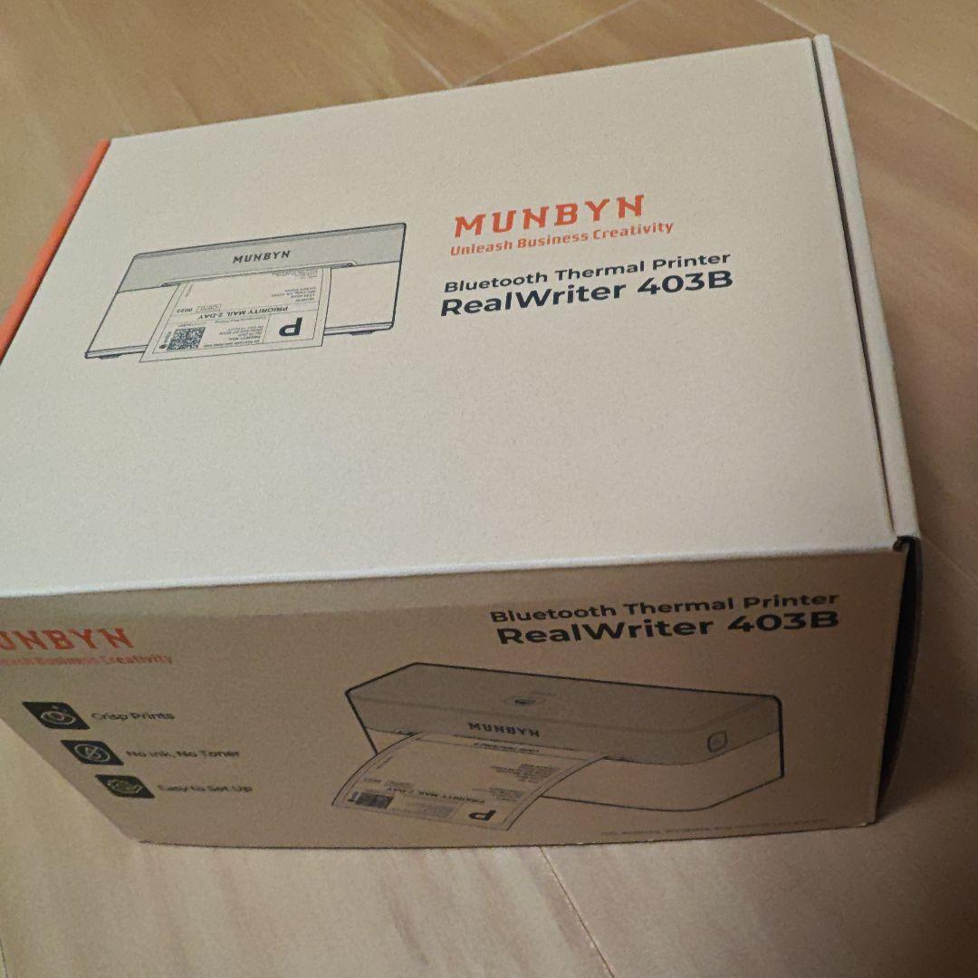 45%OFF★未使用★MUNBYN ラベルプリンターRW403B