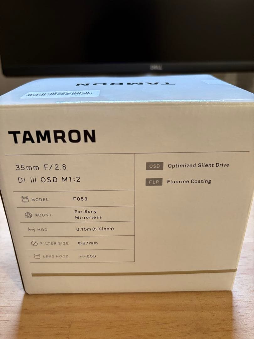 【新品】TAMRON 35mm F2.8 Di III OSD M1:2