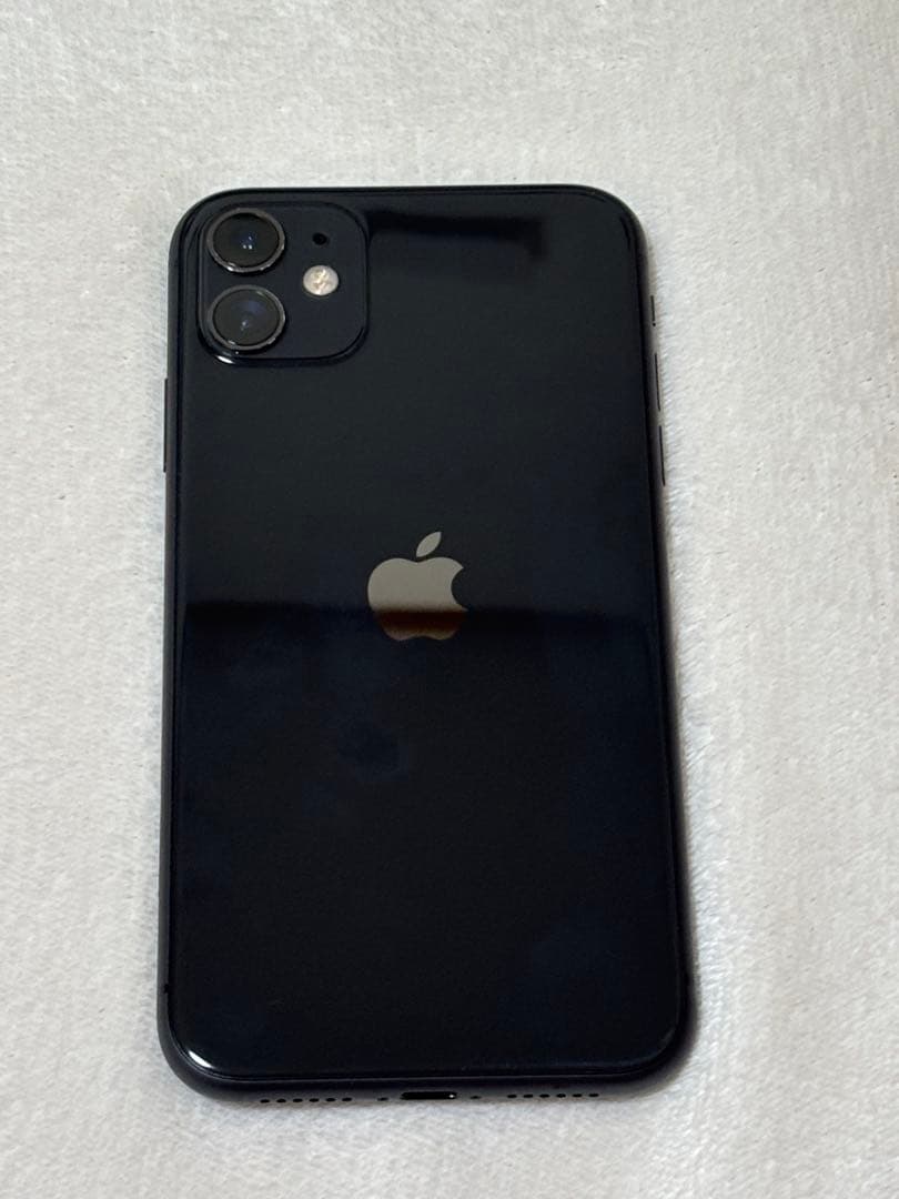 【美品】Apple iPhone 11 ブラック 本体　128G
