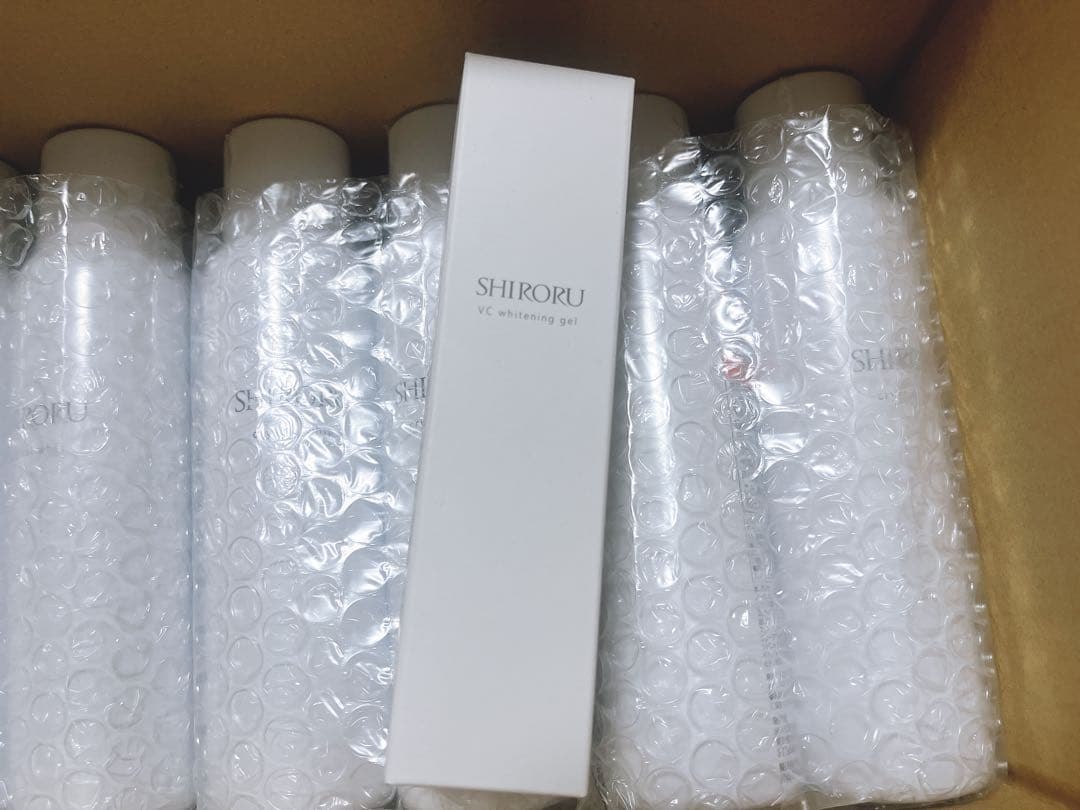 【新品未開封 美白ケア付】 SHIRORU シロル　クリスタルホイップ６本セット