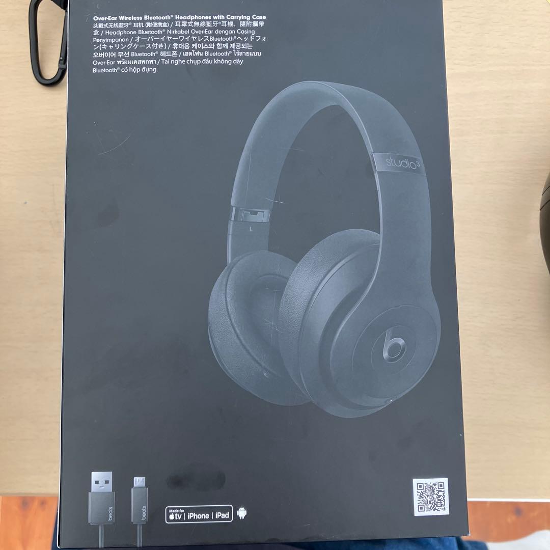 Beats ワイヤレスヘッドホン ブラック Studio3 値下げ交渉不可