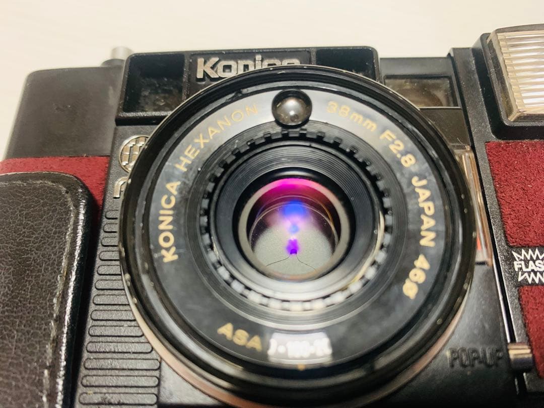 【完動品】フィルムカメラ Konica C35 AF【ジャスピンコニカ】