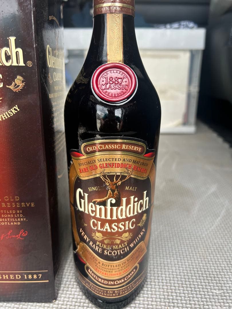 未開栓 Glenfiddich Classic スコッチウイスキー 1887