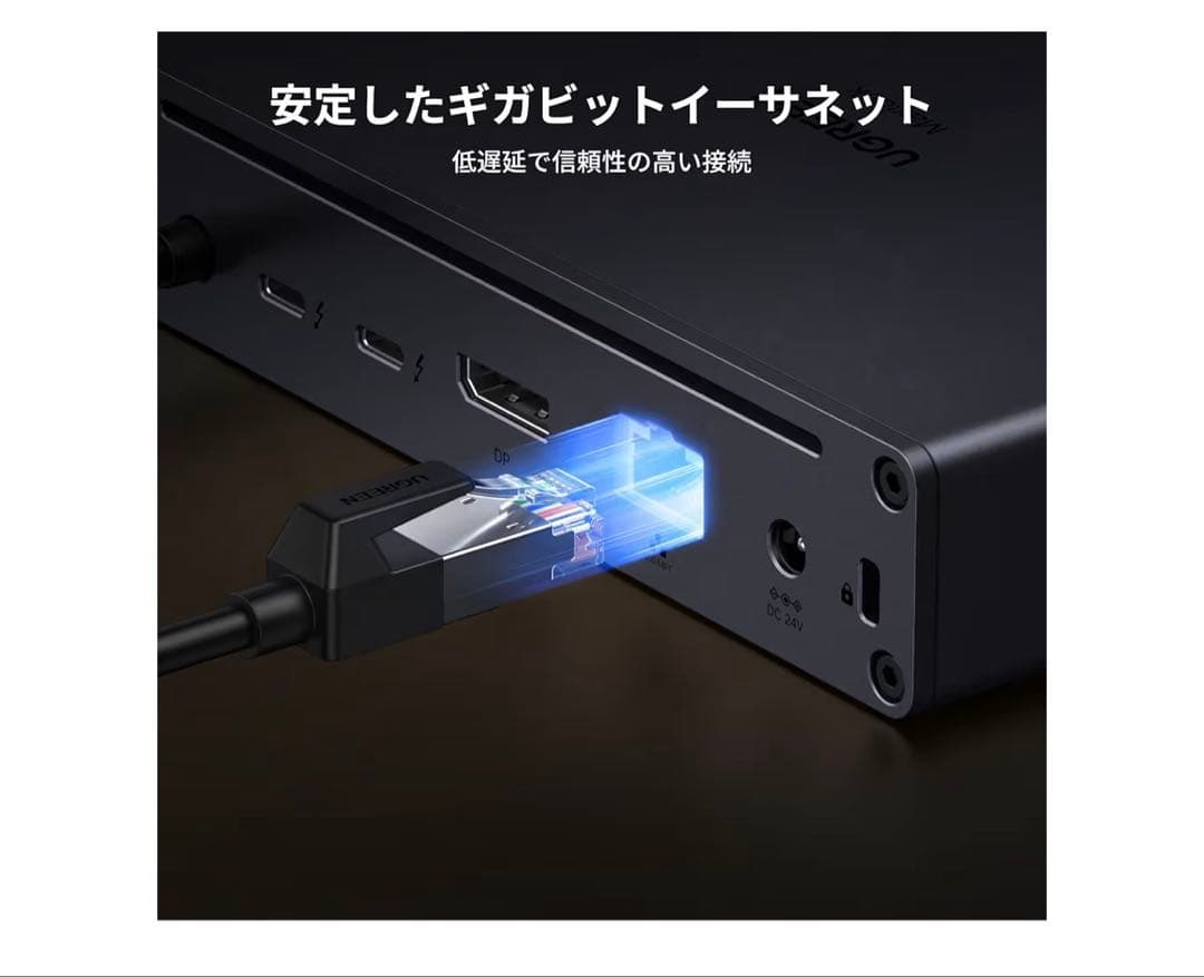 【未使用品】UGREEN Thunderbolt 5ドッキングステーション