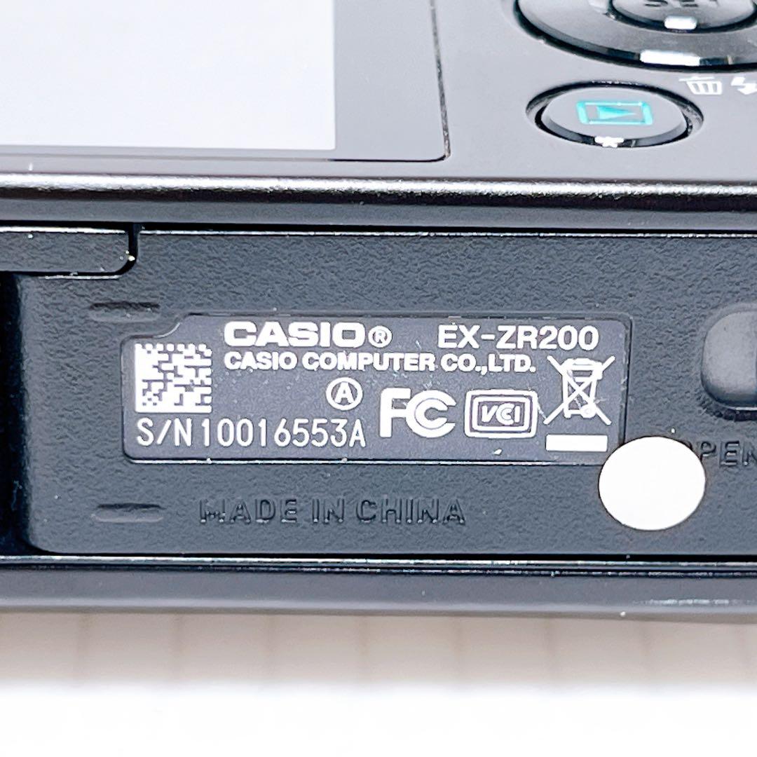 CASIO EX-ZR200 コンパクトデジタルカメラ カシオ
