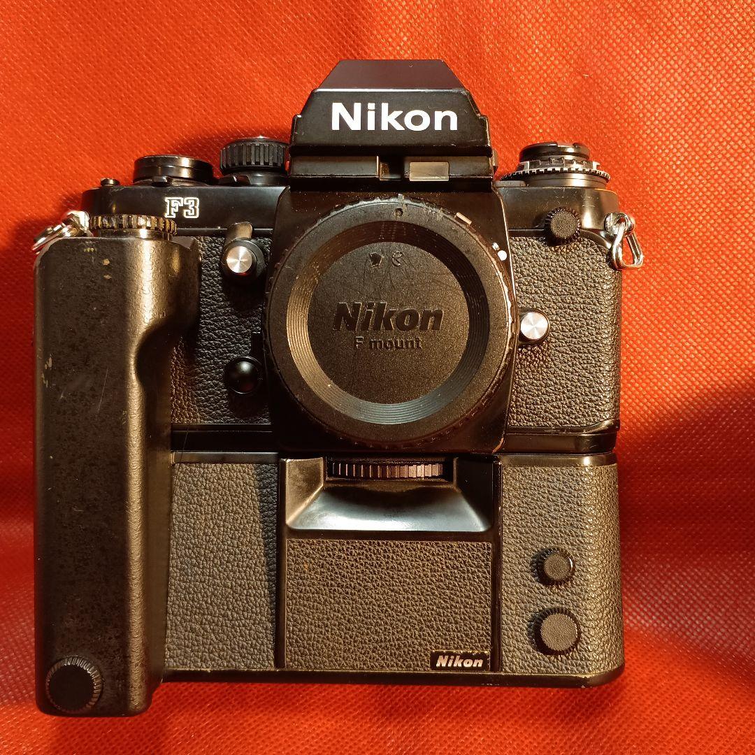 Nikon F3 一眼レフカメラ + レンズ2本 + フラッシュ