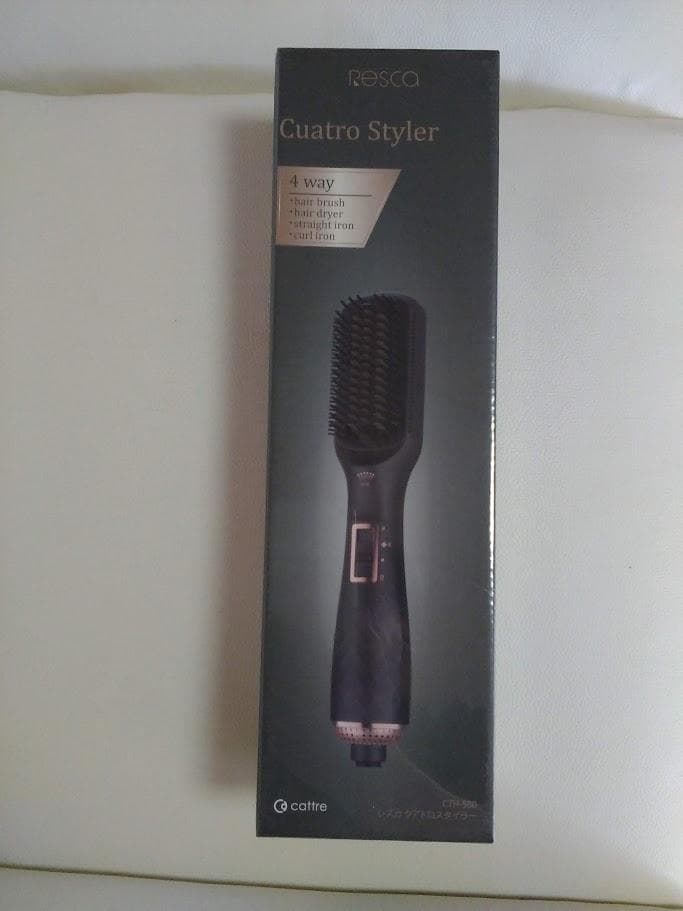 ☆新品☆未開封品☆　カトレ　ブラシ型ヘアアイロン【CHT580】
