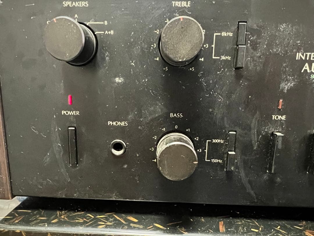 【通電OKジャンク】SANSUI AU-D707F EXTRA プリメインアンプ