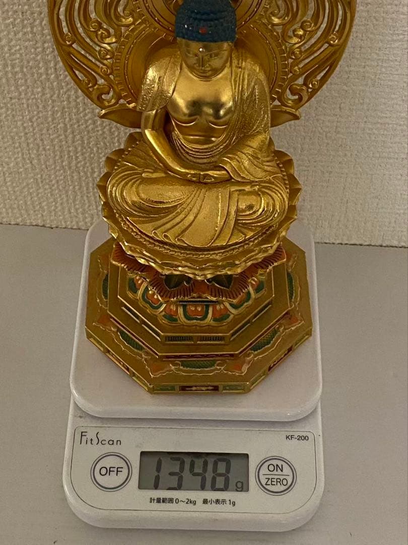 教美術 积迦如来像（合金） 阿弥陀如来 置物 時代物