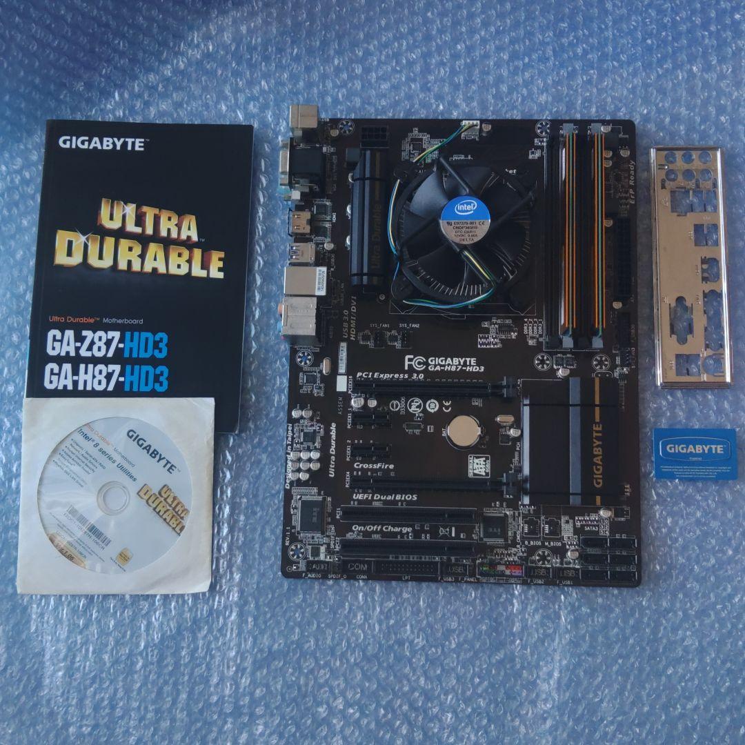 GIGABYTE GA-H87-HD3 マザーボードとパーツセット