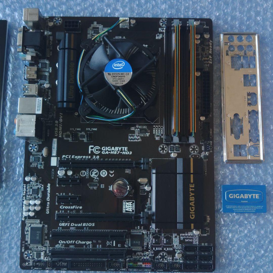 GIGABYTE GA-H87-HD3 マザーボードとパーツセット