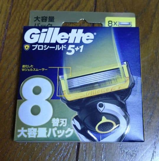 Gillette プロシールド 5+1 替え刃 8枚入り × 4