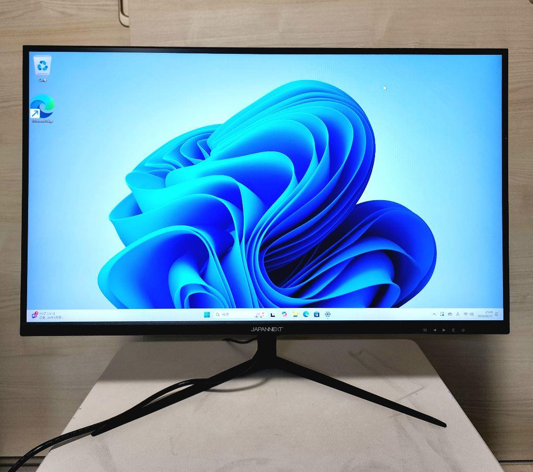 美品　JAPANNEXT 27型　IPS 240Hz対応ゲーミングモニター