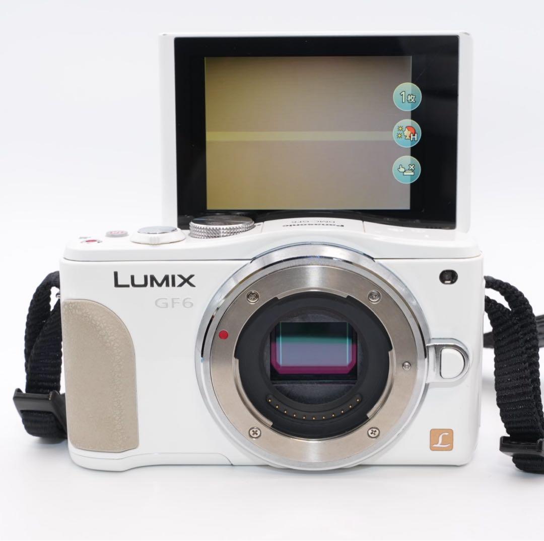 【動作品】Panasonic LUMIX GF6 ボディ 白