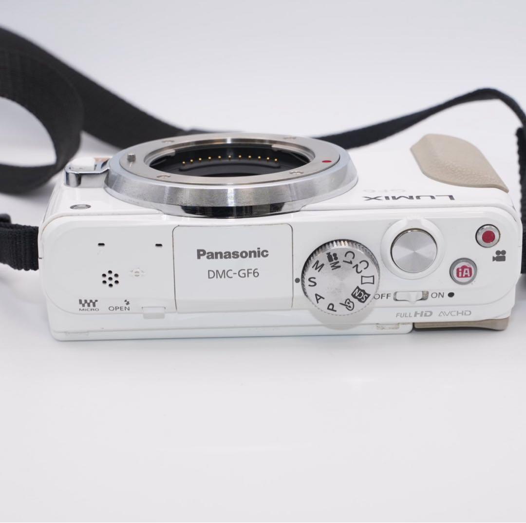 【動作品】Panasonic LUMIX GF6 ボディ 白