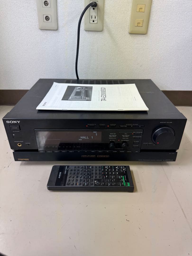 SONY TA-E2000ESD AVアンプ 本体 リモコン付き