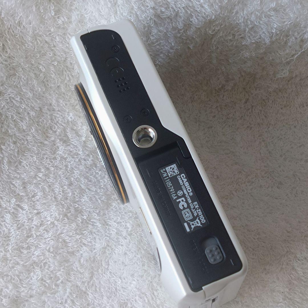 【動作確認済】CASIO EXILIM EX-ZR100 ホワイト 美品