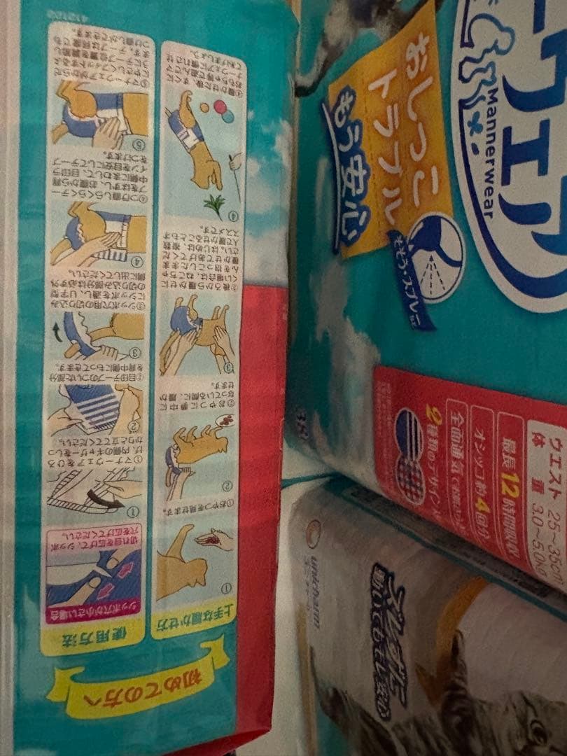【新品・未開封】ユニチャーム マナーウェア ねこ用 Sサイズ 38枚入 × 8袋