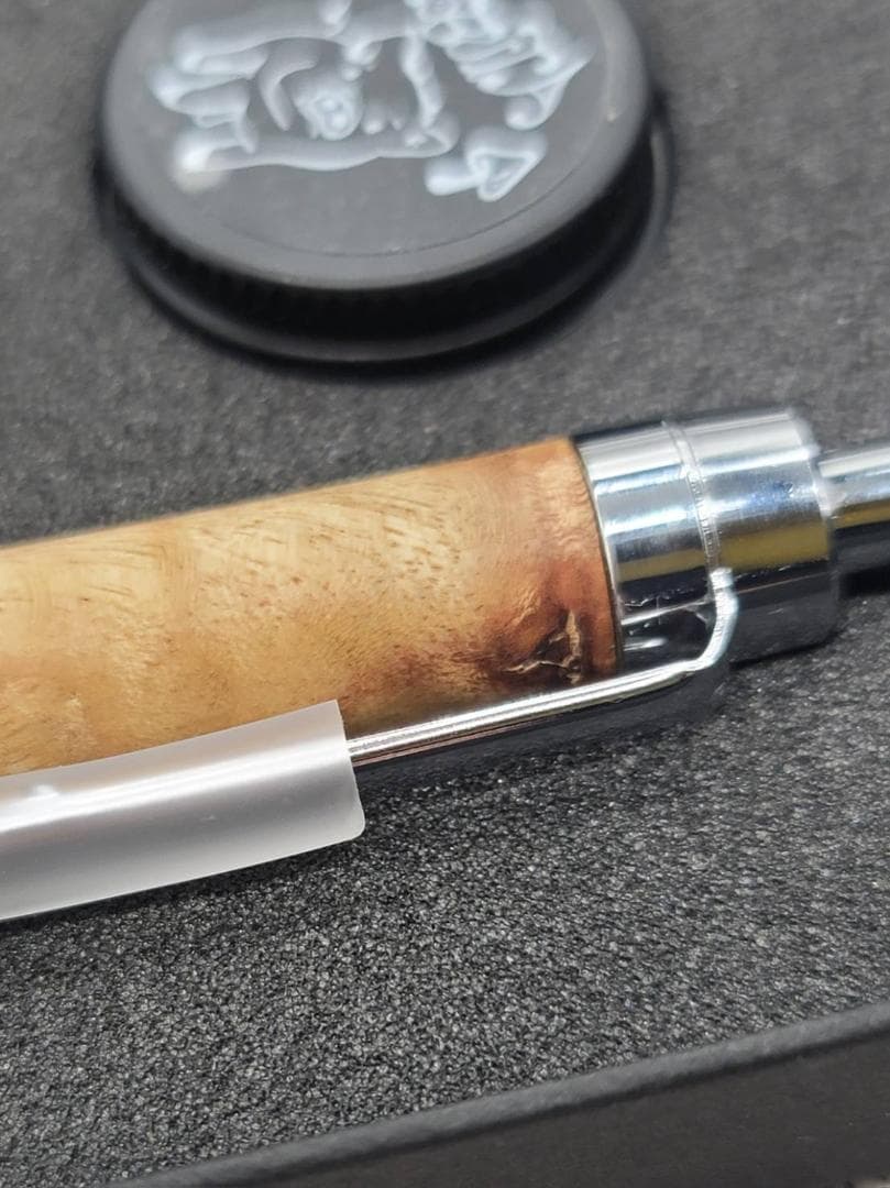 新品　こぶた工房　マーブルウッド極上杢　シャープペンシル0.5