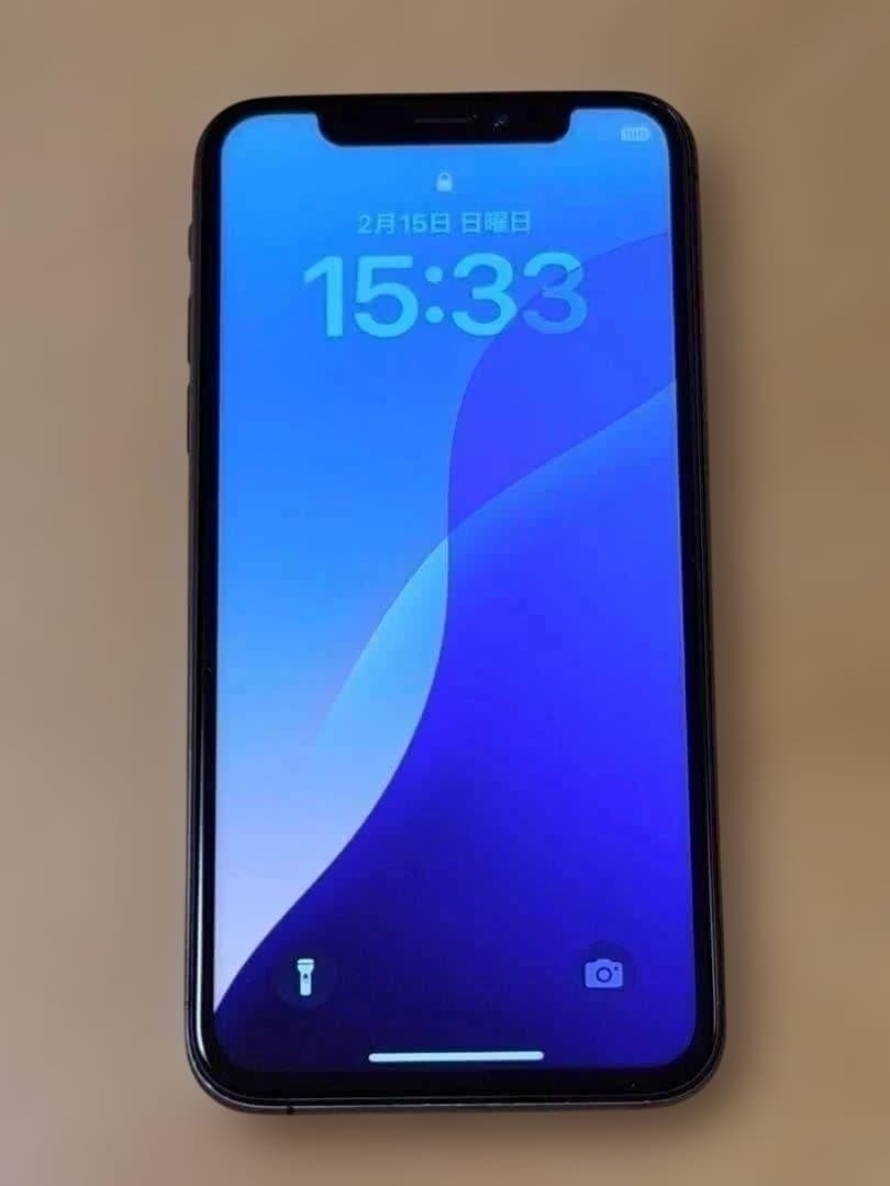 iPhone Xs スペースグレイ 256GB バッテリー100% SIMフリー
