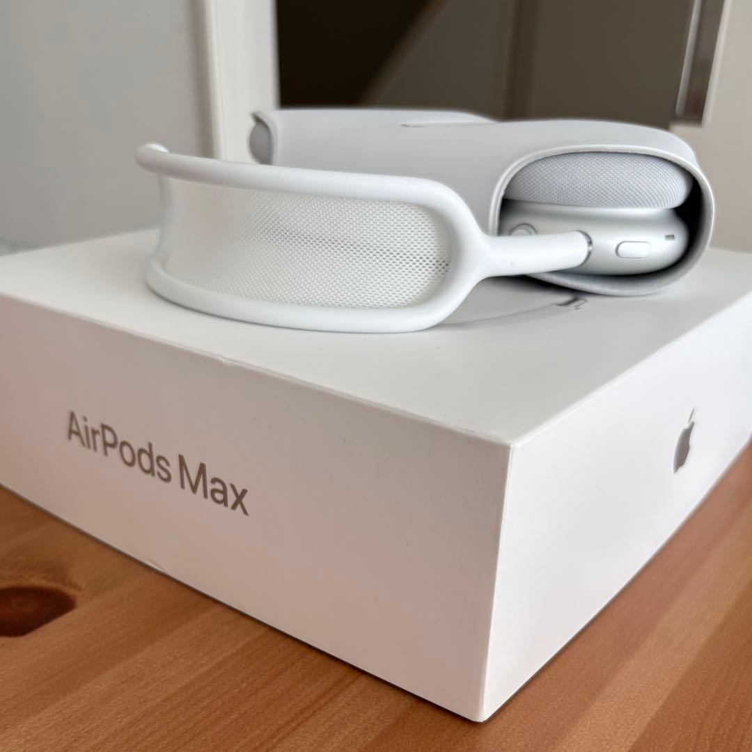 [お値下げ可能] Apple AirPods Max シルバー【美品】ほぼ未使用